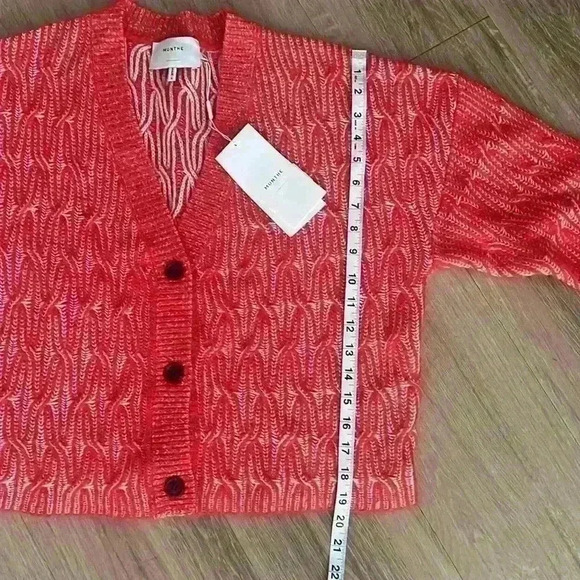 NWT Munthe Lund Will & Alpaca-Blend Cardigan Women’s Size - 38 - Picture 6 of 6